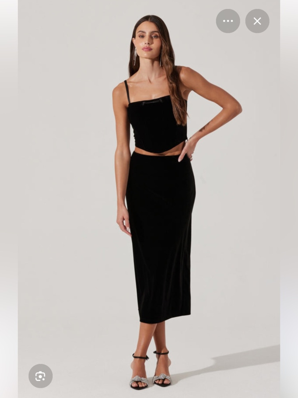 NWT Generation Love Black Velour/Velvet 3 pc set
